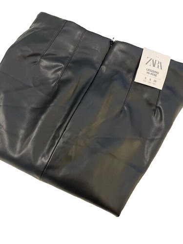 Zara faux leather black high - black,