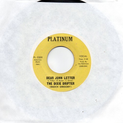 Dixie drifter dear john - dear,