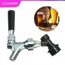 Tainless Steel Stem Beer keg Tap Faucet With Ball Lock Disconnect Chromed Body