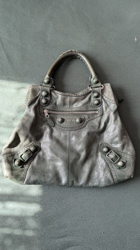Dark green balenciaga city - green,