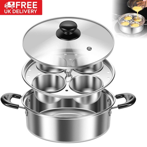 Stainless steel egg poacher - stainless,