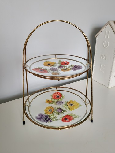 Vintage floral tier - 2,