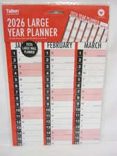 Tallon Large Year Wall Planner Calendar 84cm x 60cm 2026