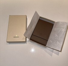 Authentic Rolex Taupe Leather