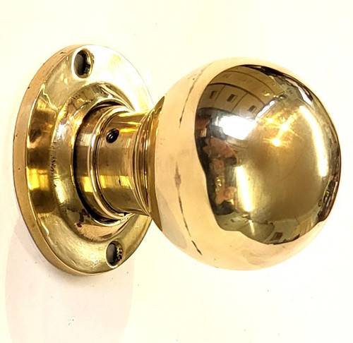 Pair round solid - , cast