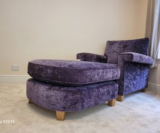 Handmade Duresta Haywood Chair with Footstool RRP £3750 NEW UK MADE