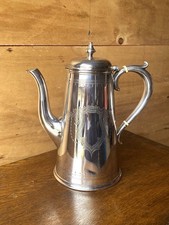 Antique Silver Plate Coffee Pot by Elkington & Co Birmingham