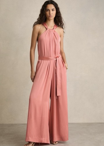 Reiss pink rosin petite satin - rosin,