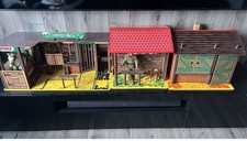 Lone Ranger Stable and Jail Vintage Playset Include 2 Figures & Accessories