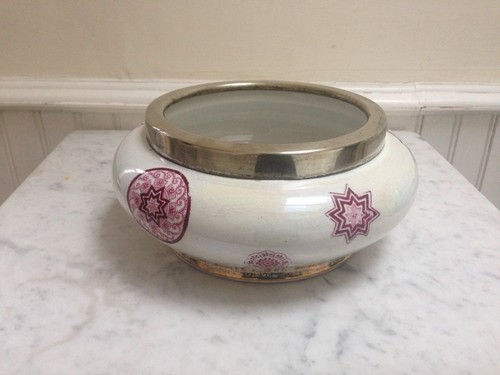 Antique rose bowl vase - bowl,