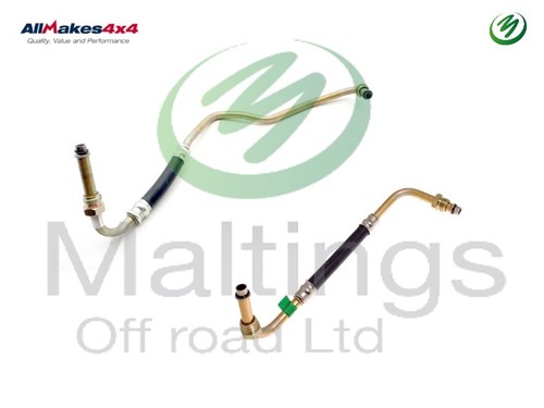 Series oil cooler pipes - oil,