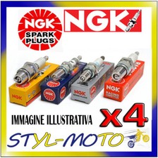 Kit 4 Spark Plugs NGK BPR6ES