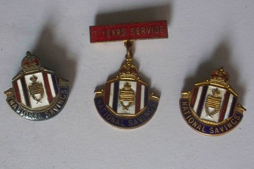 National savings pin badges - national,