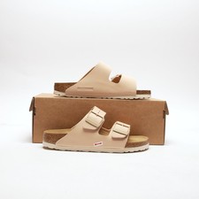 BIRKENSTOCK Arizona Birko-Flor Women's Brown SIZE 4.5 Sliders