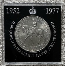 1977 Silver Jubilee Crown In NatWest Bank Slab.