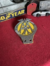 Vintage AA Member Car Badge -