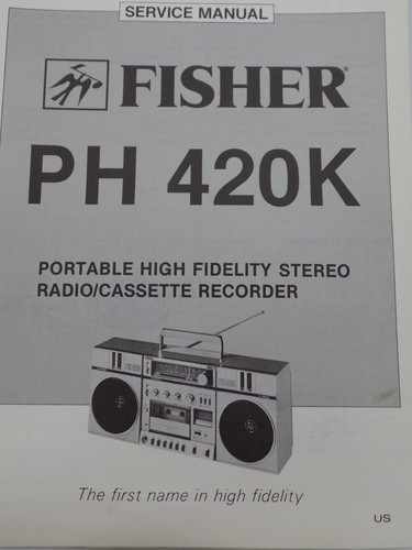 Fisher ph420k portable stereo - ph420k,