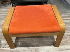 IKEA Poang Footstool & orange