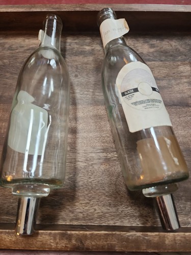 Beer tap glass - glass, bottles