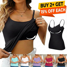 Women Built in Bra Padded Cami