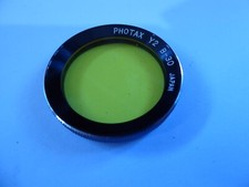 PHOTAX Y2 B-30 Yellow Bayonet Filter   BAY 30  BAYONET FITTING VGC
