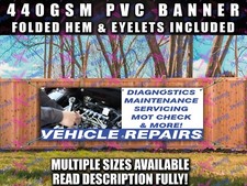 VEHICLE REPAIRS BANNER SIGN