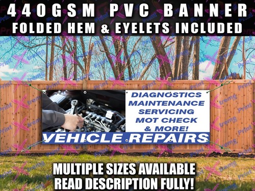 Vehicle repairs banner sign - vehicle,