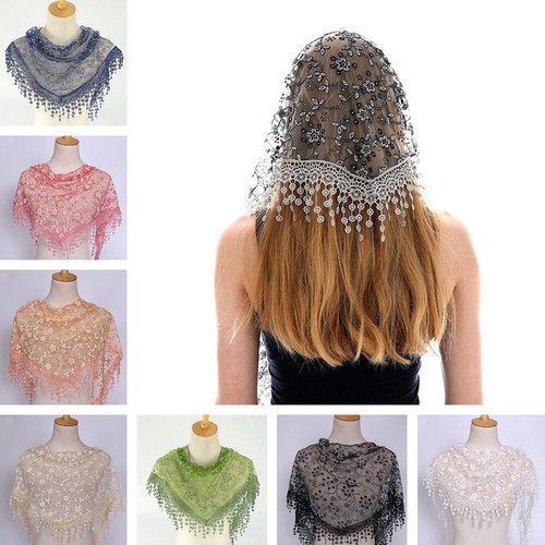 Women triangle wrap shawl - women,