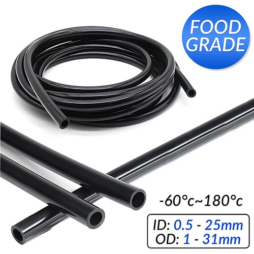 Black food grade silicone - grade, tube