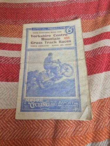 Grass track motor cycle races - grass,