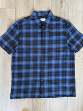 Men's Short Sleeve Check Shirt Size Large