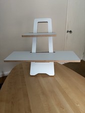 Wooden Standing Desk Two Tier – Similar to Ergonomist Design