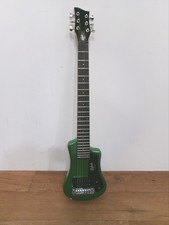 Hofner Shorty Electric Travel Guitar Green Contemporary Series