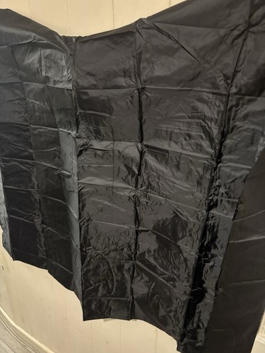 Black waterproof poncho - black,