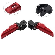 Front Footrests Foot Peg For Ducati Moster 821 937 950 1100 Scrambler 400 Red