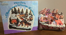 Vintage Expressions Fibre Optic Christmas Decoration Winter Scene Village