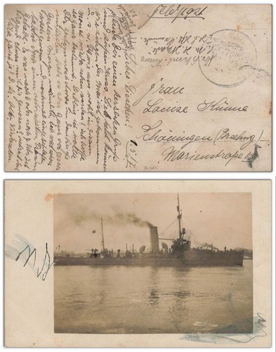 Photo postcard torpedo - postcard,