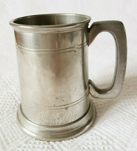 English pewter tankard mug - pewter,