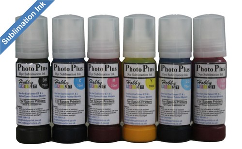 Colour sublimation ink set - 6,