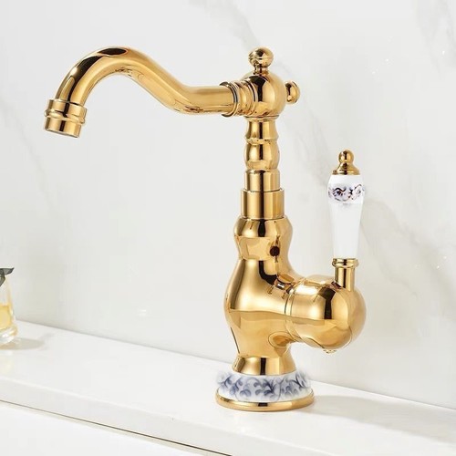 Polished gold swivel bathroom - polished,