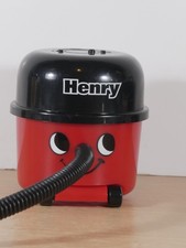 Henry Desk Vacuum Mini Desktop Cleaner Toy Collectible Red Black
