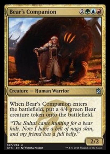 Bear companion khans of - companion,