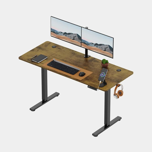 Black standing desk with - black,