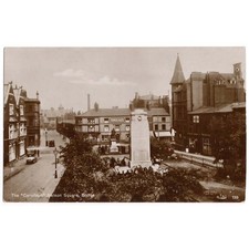 BOLTON The Cenotaph, Nelson Square, Lancashire RP Postcard Unused