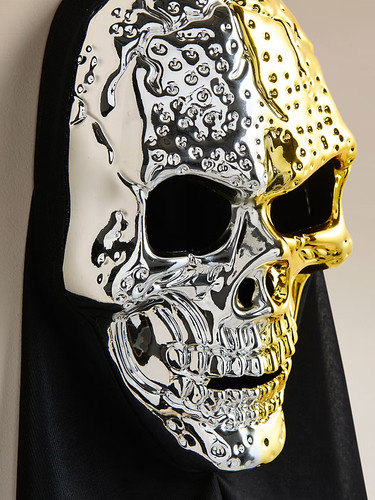 Silver gold ombre halloween - gold,