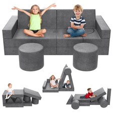 Modular Sofa Large Foam Building Block Play Set Fexible Combination For Kids New