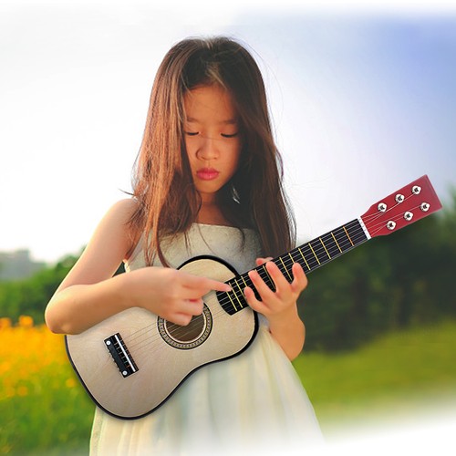 Wooden 23in guitar fine - 1,