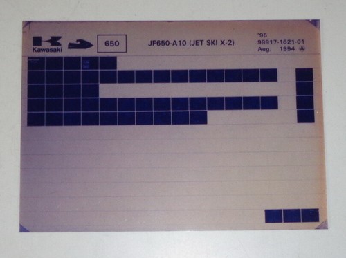 Microfiche spare parts catalog - parts,
