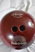  Rainbow  Rare  Ten Pin Bowling Ball Red Ebonite 7kg used condition 