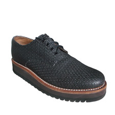 Grenson Ladies Black Embossed